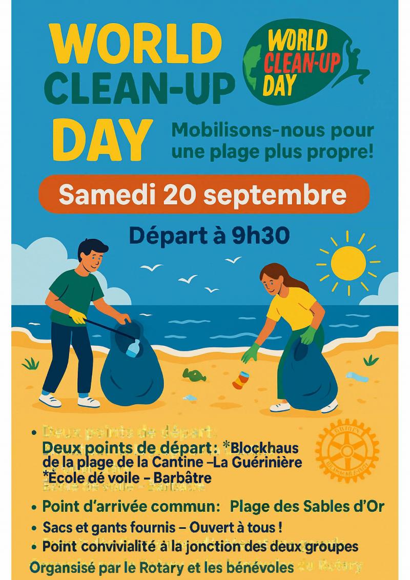20 septembre 2025 - World Clean-up Day