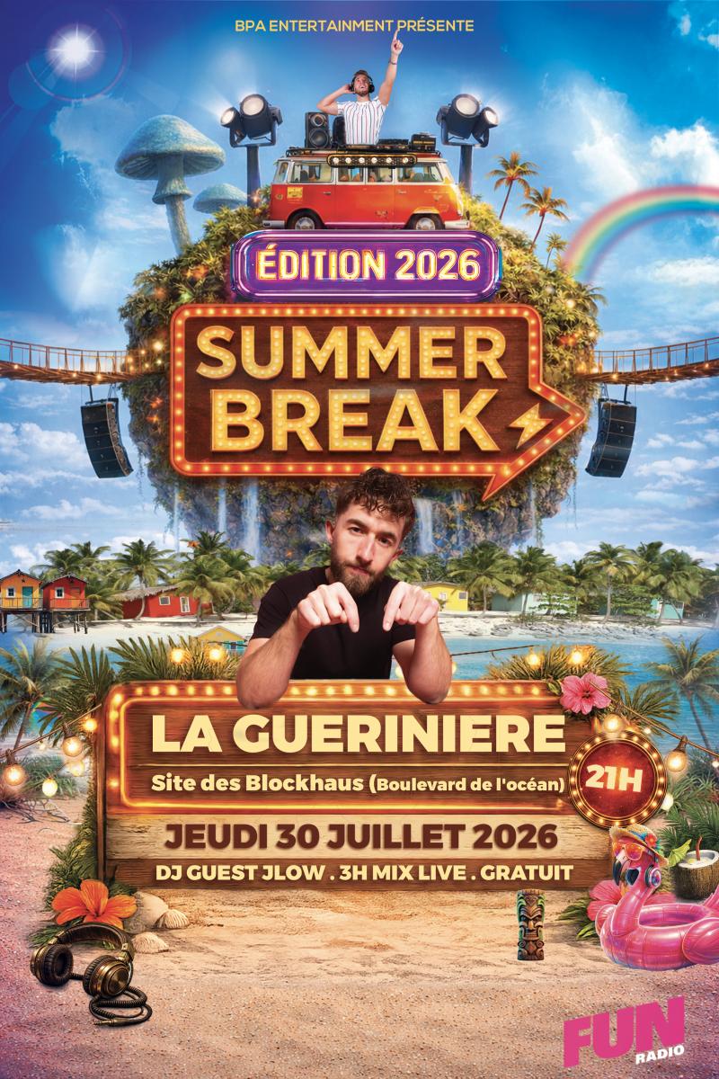 30 juillet 2026 - Summerbreak, la tournée fun de l'été !