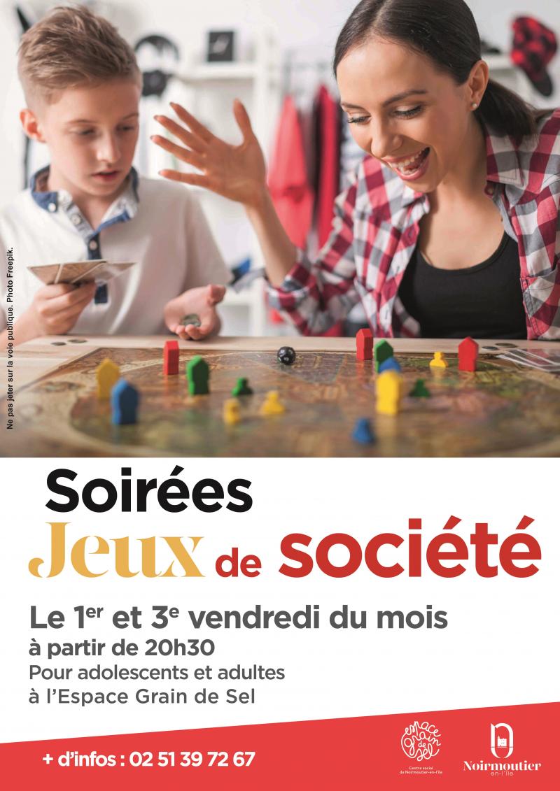 3 juillet 2026 - Soirée jeux de société