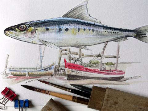 Du 2 au 6 mars 2026 - Stage d'initiation à l'aquarelle ou au dessin avec Sardine Atelier d'Art
