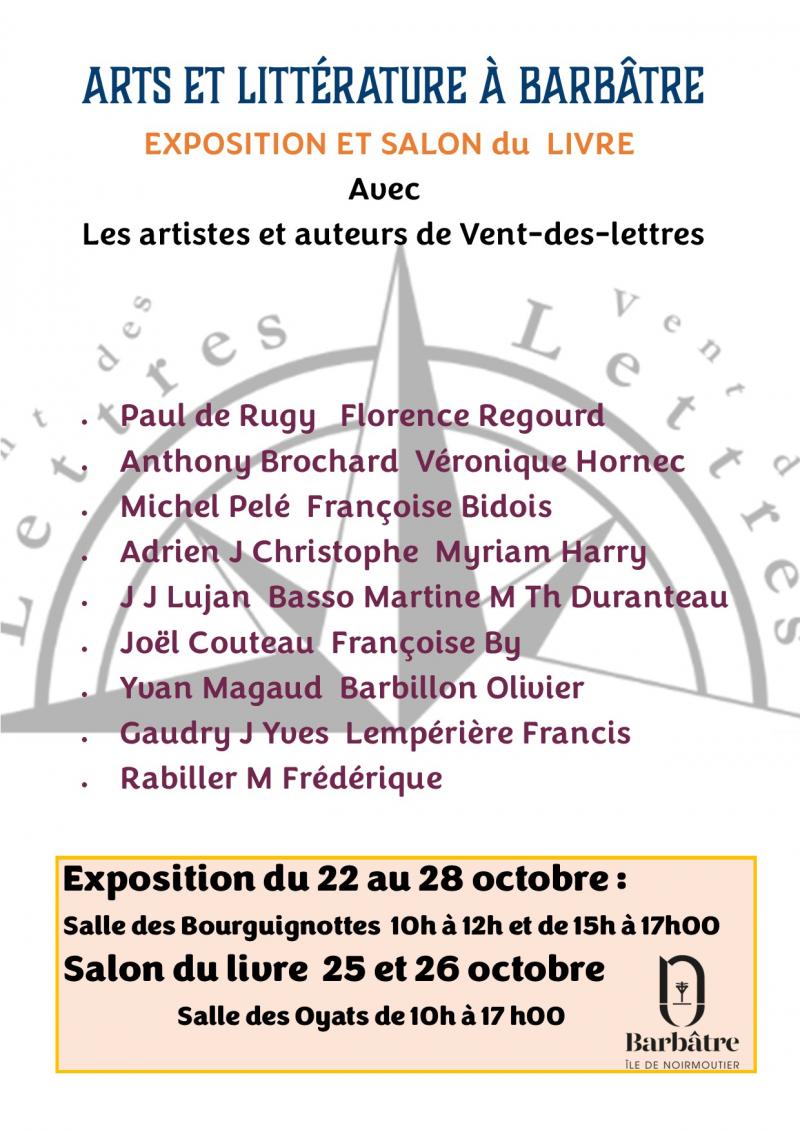 25 et 26 octobre 2025 - Salon du Livre