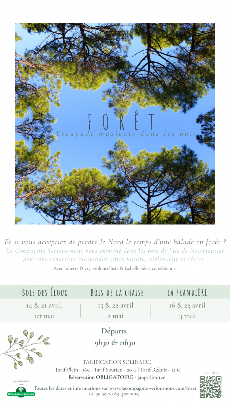 22 avril 2026 - Escapade musicale dans les bois au Bois de la Chaise