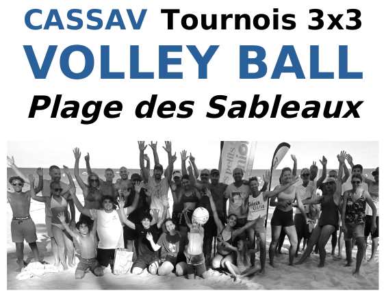 26 juillet 2026 - Tournois 3x3 de volley