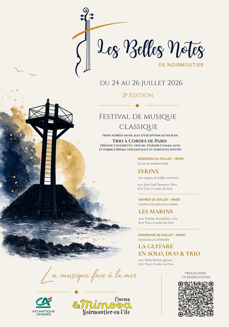 24 juillet 2026 - Festival Les Belles Notes de Noirmoutier