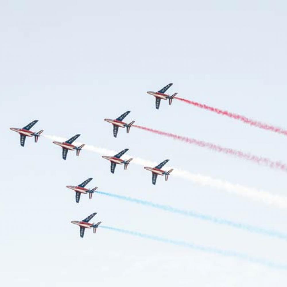 Patrouille de France ©Cédric Dhaenens - Unsplash Patrouille de France ©Cédric Dhaenens - Unsplash