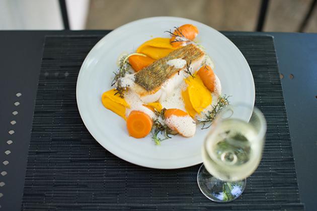 Plat de poisson restaurant île de Noirmoutier ©JS Evrard Plat de poisson restaurant île de Noirmoutier ©JS Evrard