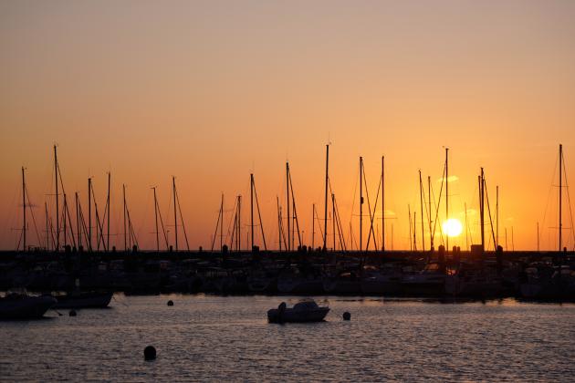 ©Quentin Boulegon - coucher de soleil au Port de Morin