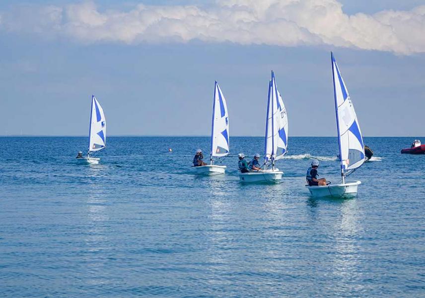 Cours optimist île de Noirmoutier - Quentin Boulegon